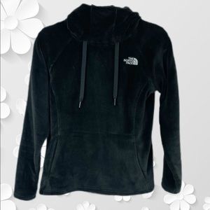 The North Face Black Fuzzy Plush Pullover Hoodie S